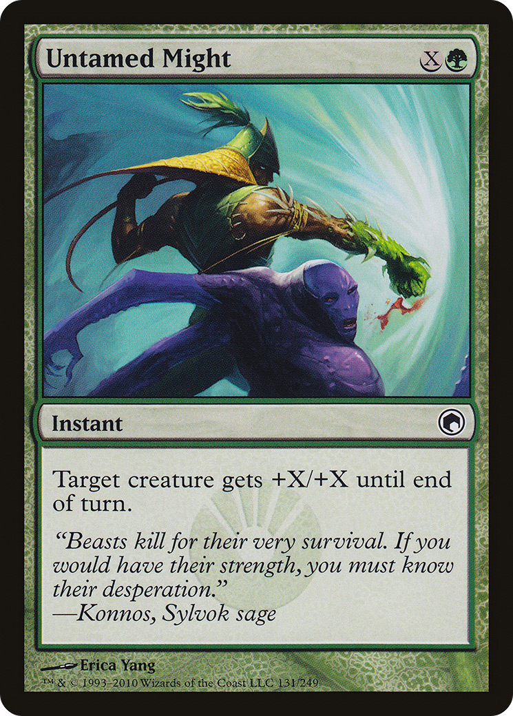 Untamed Might (SOM-131) - Scars of Mirrodin - Premium MTG Single from Wizards of the Coast - Just $0.08! Shop now at Game Crave Tournament Store