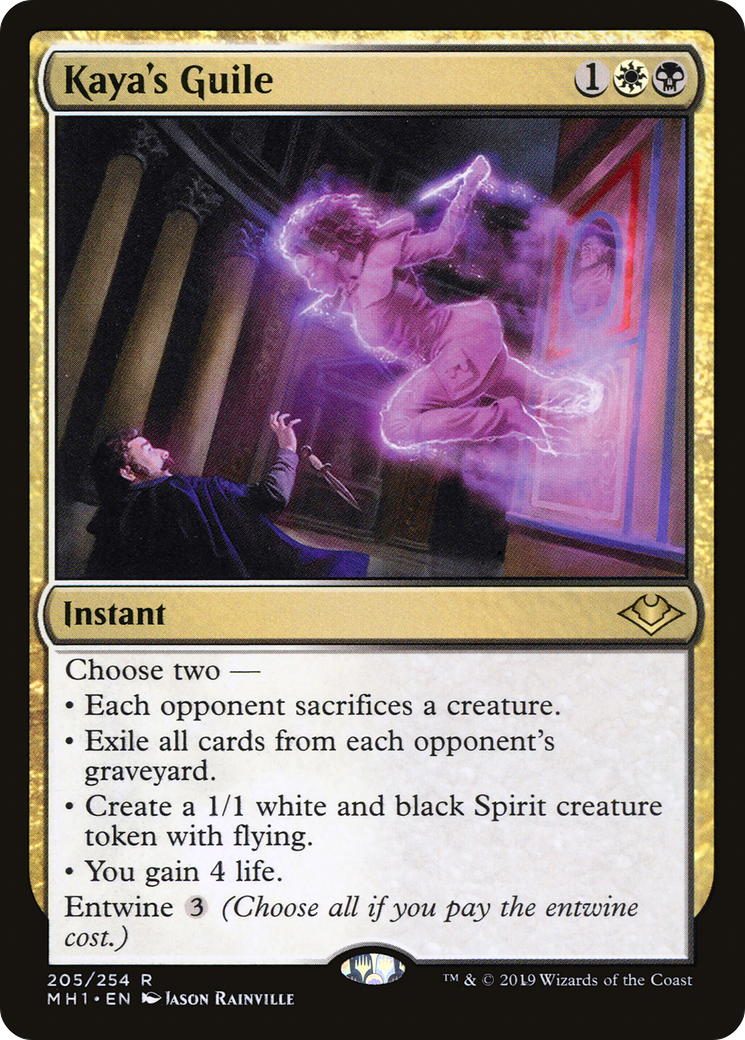 Kaya's Guile (MH1-205) - Modern Horizons Foil - Premium MTG Single from Wizards of the Coast - Just $1.09! Shop now at Game Crave Tournament Store