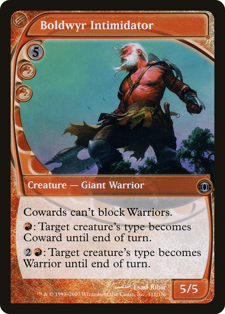 Boldwyr Intimidator (FUT-111) - Future Sight Foil - Premium MTG Single from Wizards of the Coast - Just $0.35! Shop now at Game Crave Tournament Store