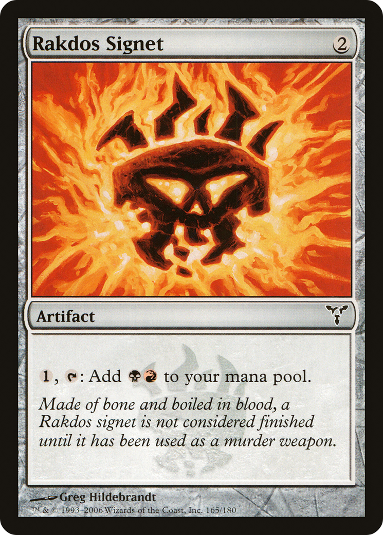 Rakdos Signet (DIS-165) - Dissension - Premium MTG Single from Wizards of the Coast - Just $0.18! Shop now at Game Crave Tournament Store
