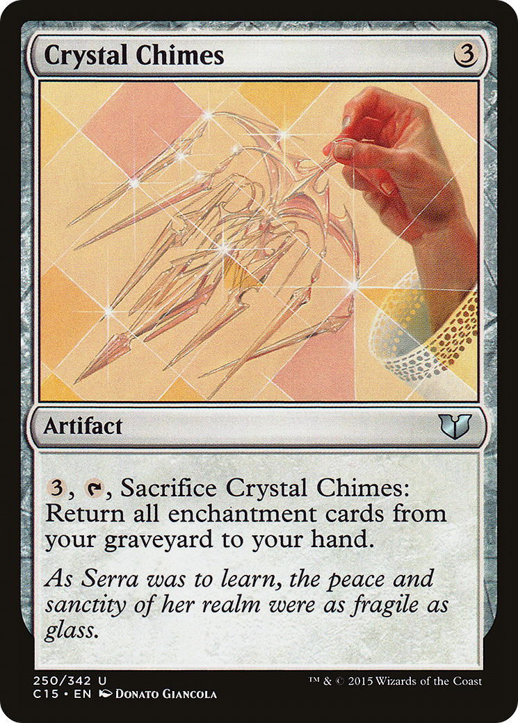 Crystal Chimes (C15-250) - Commander 2015 - Premium MTG Single from Wizards of the Coast - Just $0.24! Shop now at Game Crave Tournament Store