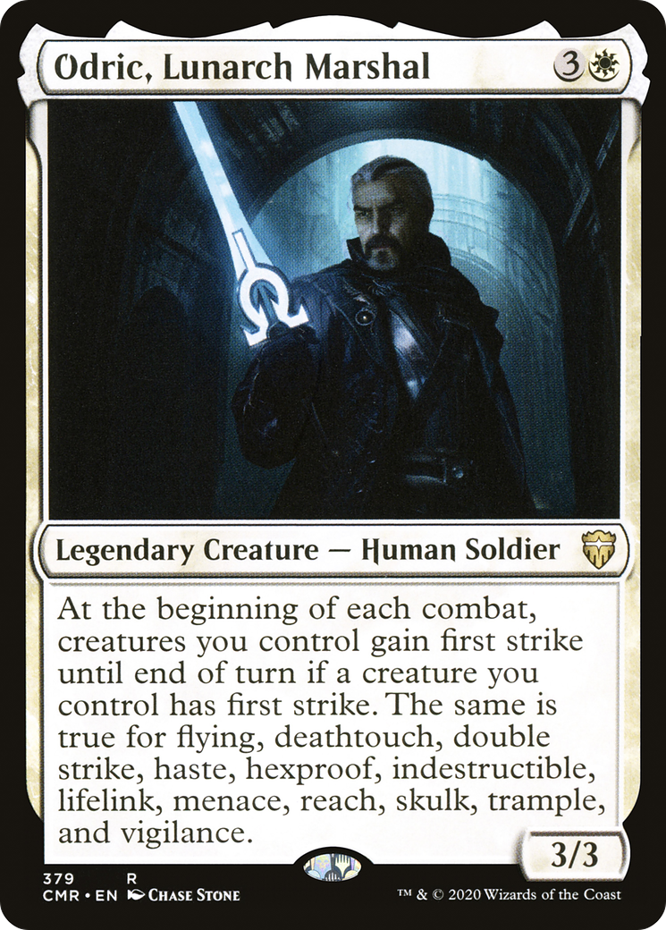 Odric, Lunarch Marshal (CMR-379) - Commander Legends - Premium MTG Single from Wizards of the Coast - Just $0.17! Shop now at Game Crave Tournament Store