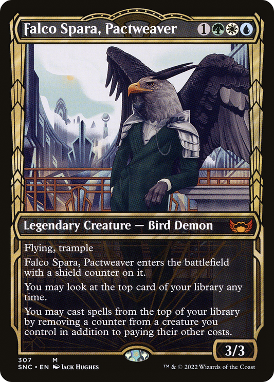 Falco Spara, Pactweaver (SNC-307) - Streets of New Capenna: (Showcase) - Premium MTG Single from Wizards of the Coast - Just $3.14! Shop now at Game Crave Tournament Store