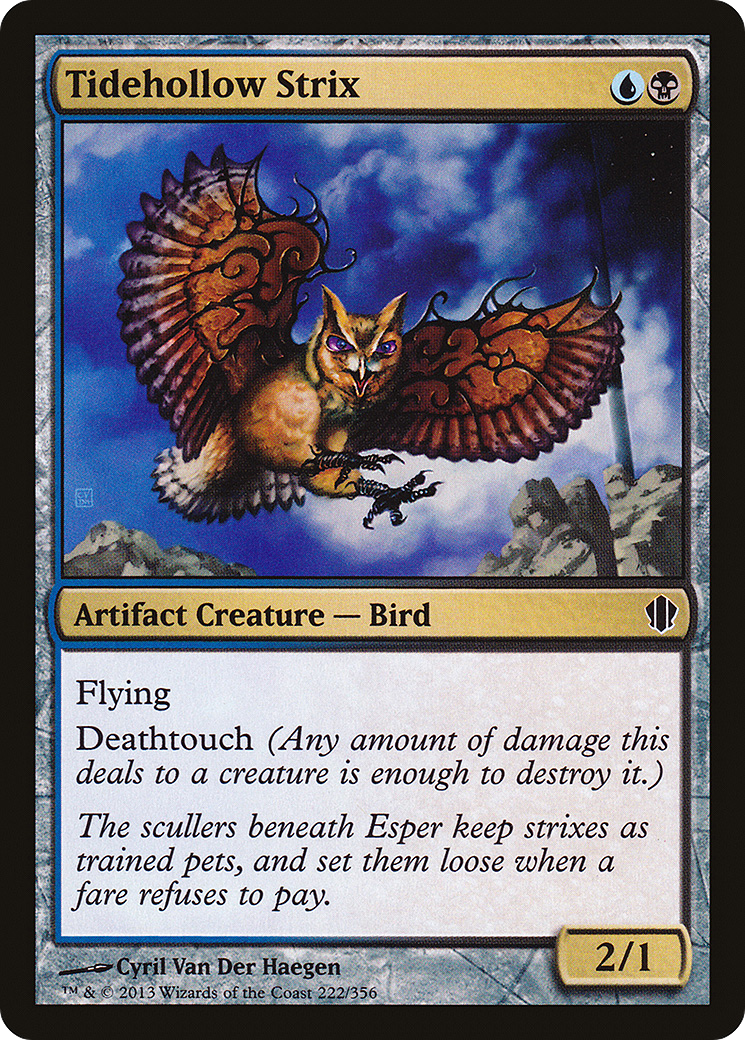 Tidehollow Strix (C13-222) - Commander 2013 - Premium MTG Single from Wizards of the Coast - Just $0.26! Shop now at Game Crave Tournament Store