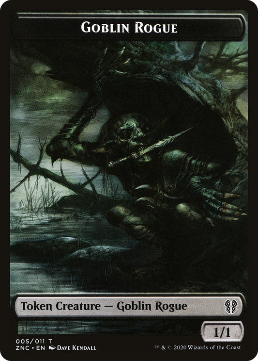 Goblin Rogue (TZNC-005) - Zendikar Rising Commander Tokens - Premium MTG Single from Wizards of the Coast - Just $0! Shop now at Game Crave Tournament Store