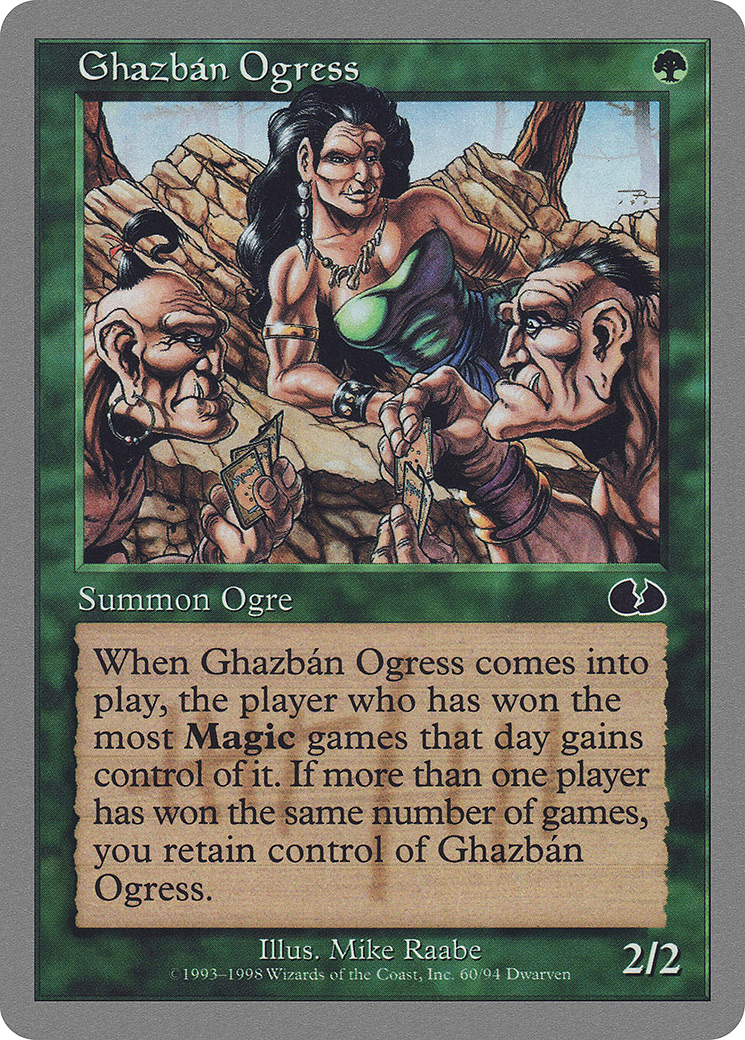 Ghazbán Ogress (UGL-060) - Unglued - Premium MTG Single from Wizards of the Coast - Just $0.08! Shop now at Game Crave Tournament Store