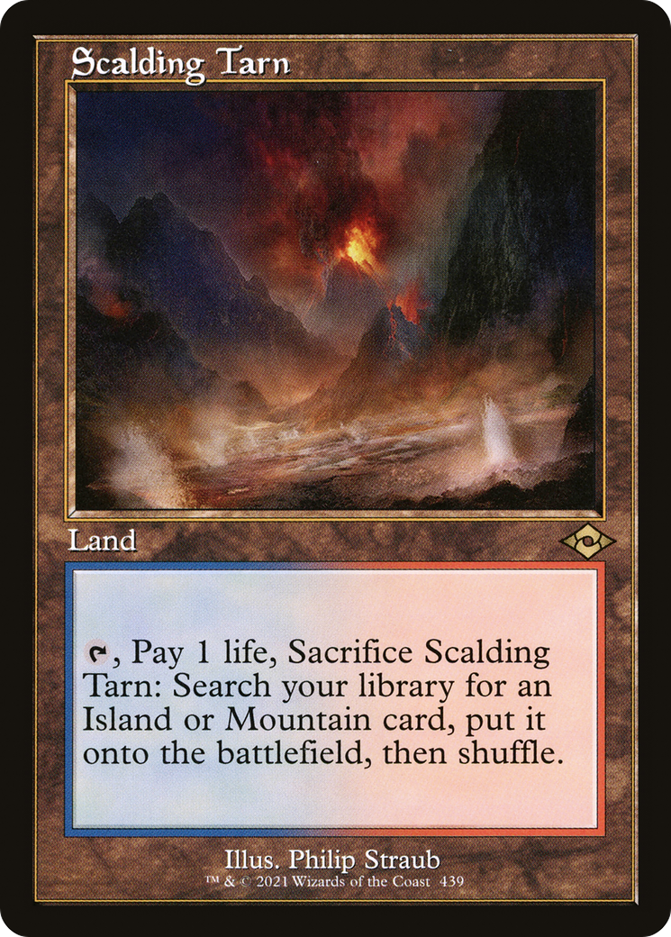 Scalding Tarn (MH2-439) - Modern Horizons 2 Foil - Premium MTG Single from Wizards of the Coast - Just $29.68! Shop now at Game Crave Tournament Store