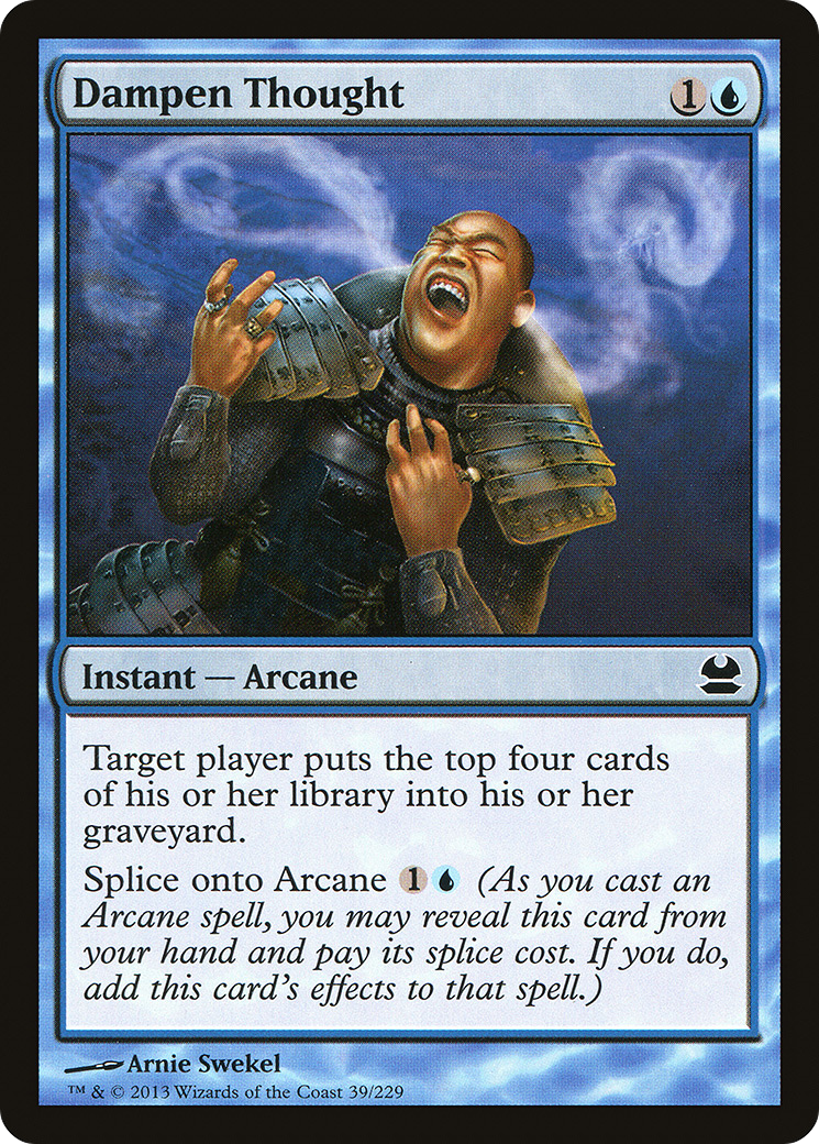 Dampen Thought (MMA-039) - Modern Masters Foil - Premium MTG Single from Wizards of the Coast - Just $0.08! Shop now at Game Crave Tournament Store