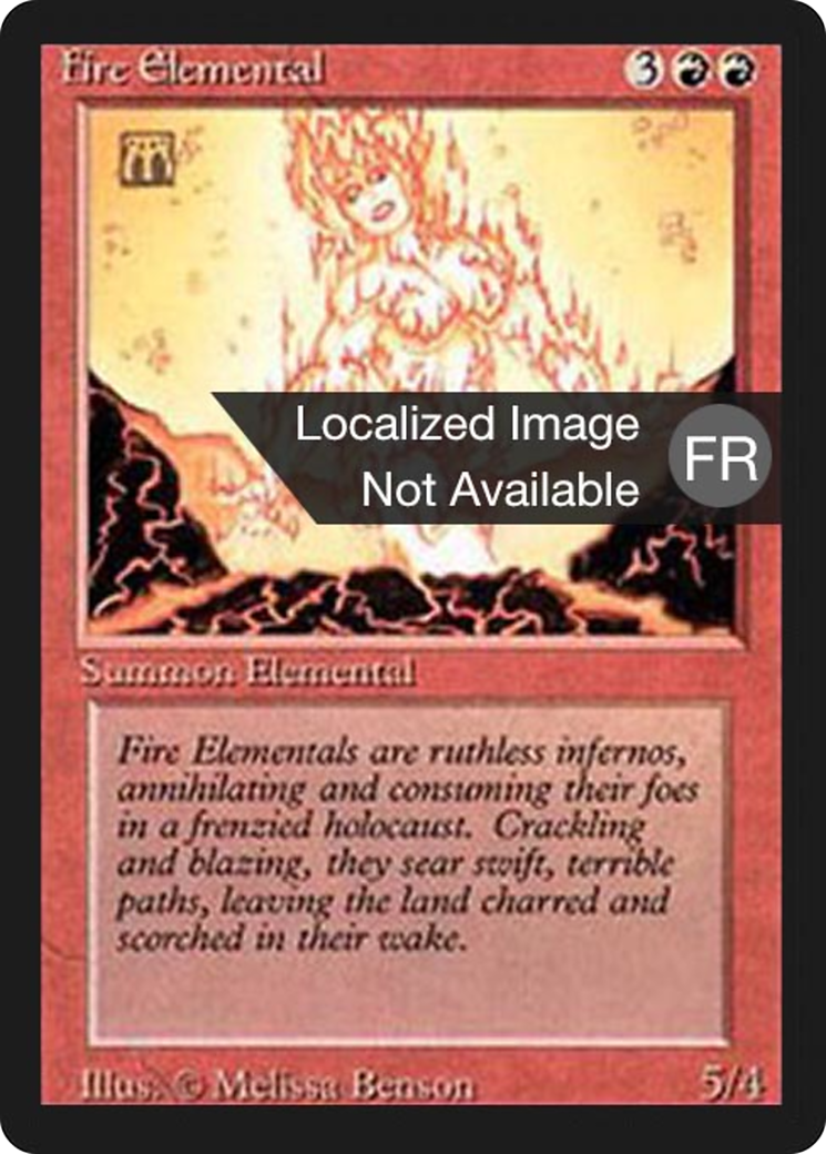 Fire Elemental (FBB-149) - Foreign Black Border - Premium MTG Single from Wizards of the Coast - Just $1.60! Shop now at Game Crave Tournament Store