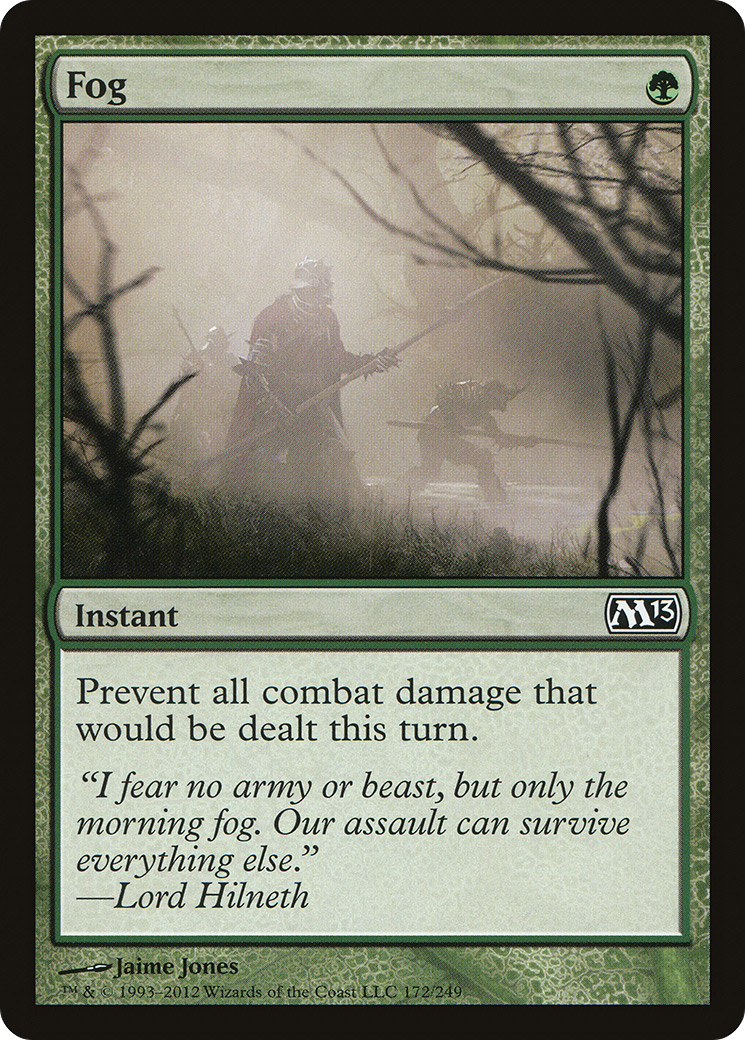 Fog (M13-172) - Magic 2013 - Premium MTG Single from Wizards of the Coast - Just $0.08! Shop now at Game Crave Tournament Store
