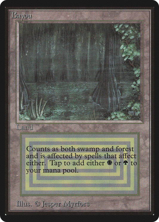 Bayou (LEB-279) - Limited Edition Beta - Premium MTG Single from Wizards of the Coast - Just $0! Shop now at Game Crave Tournament Store