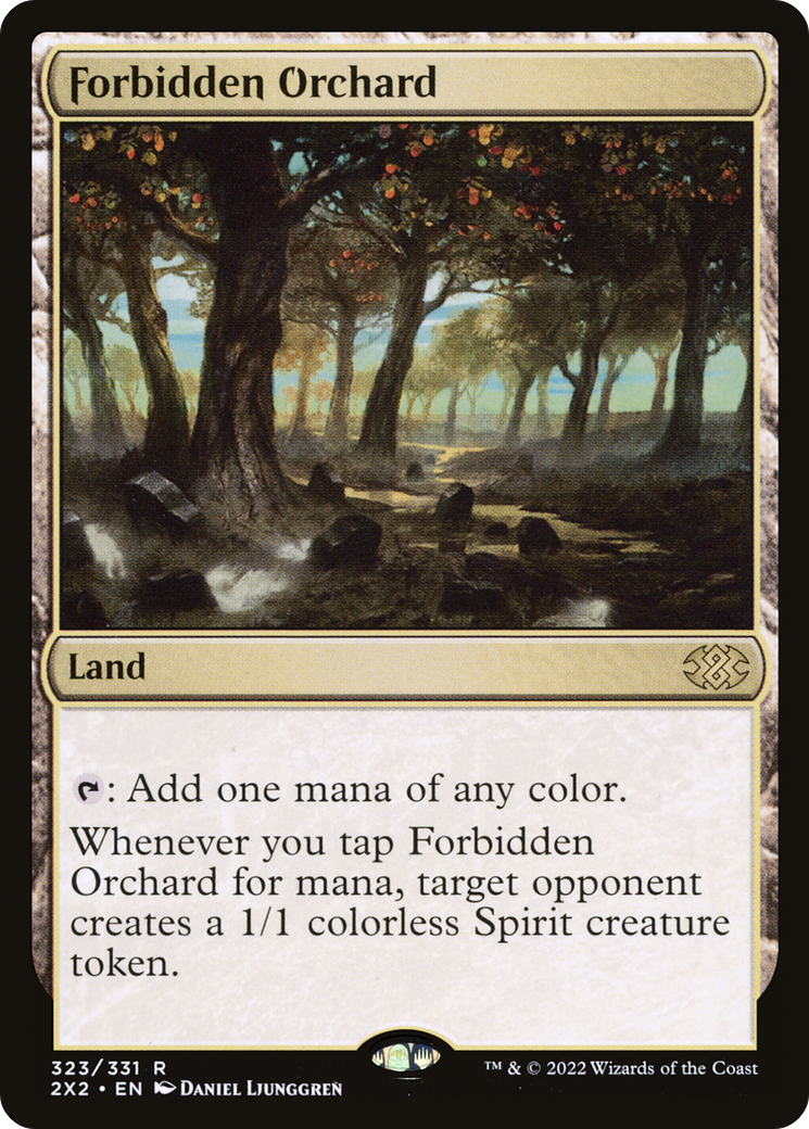 Forbidden Orchard (2X2-323) - Double Masters 2022 - Premium MTG Single from Wizards of the Coast - Just $1.75! Shop now at Game Crave Tournament Store