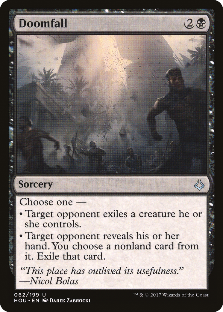 Doomfall (HOU-062) - Hour of Devastation - Premium MTG Single from Wizards of the Coast - Just $0.08! Shop now at Game Crave Tournament Store