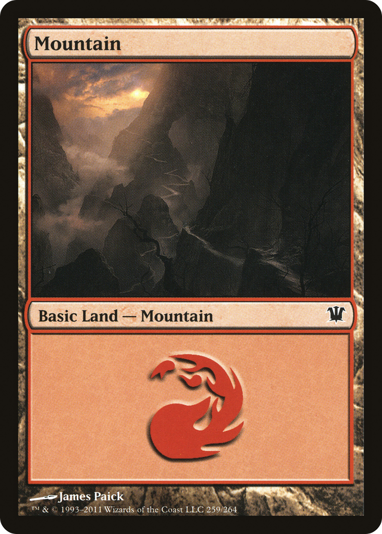 Mountain (ISD-259) - Innistrad - Premium MTG Single from Wizards of the Coast - Just $0.08! Shop now at Game Crave Tournament Store