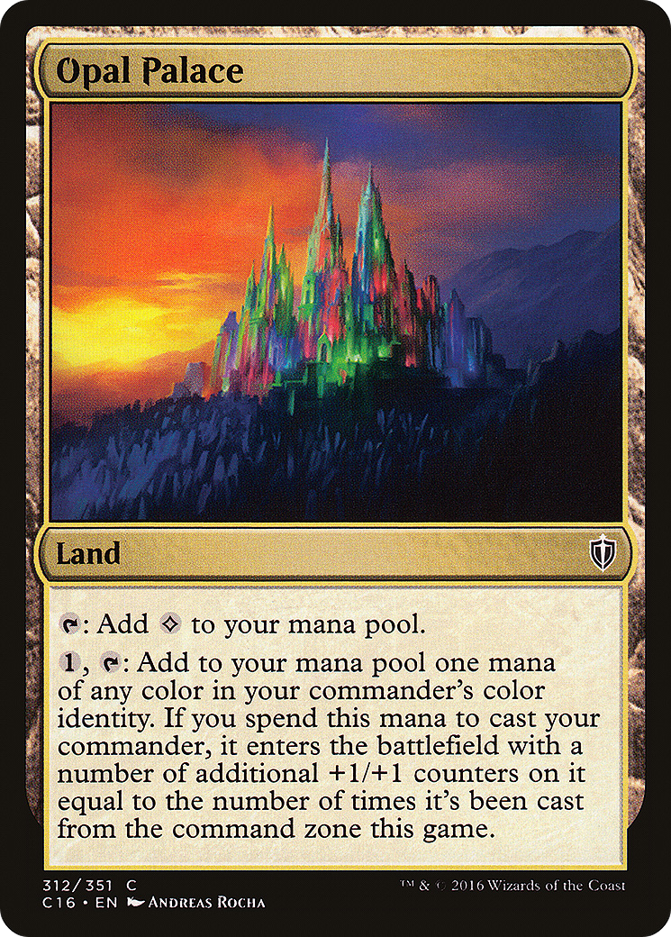 Opal Palace (C16-312) - Commander 2016 - Premium MTG Single from Wizards of the Coast - Just $0.08! Shop now at Game Crave Tournament Store