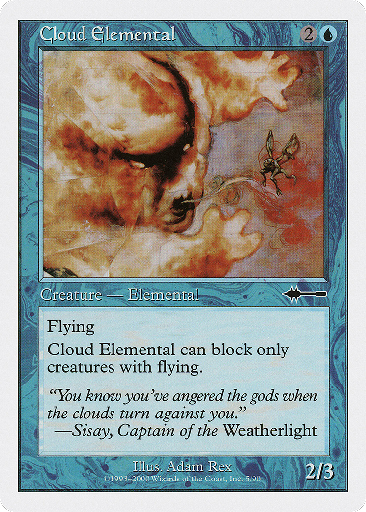 Cloud Elemental (BTD-005) - Beatdown Box Set - Premium MTG Single from Wizards of the Coast - Just $0.08! Shop now at Game Crave Tournament Store