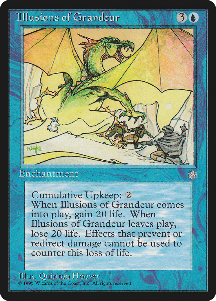 Illusions of Grandeur (ICE-079) - Ice Age - Premium MTG Single from Wizards of the Coast - Just $2.80! Shop now at Game Crave Tournament Store
