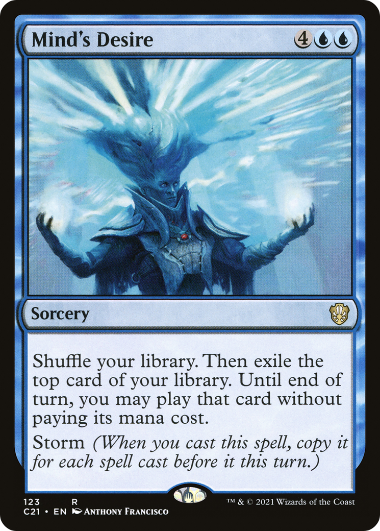 Mind's Desire (C21-123) - Commander 2021 - Premium MTG Single from Wizards of the Coast - Just $0.17! Shop now at Game Crave Tournament Store