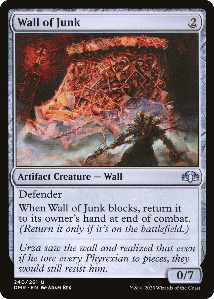 Wall of Junk (DMR-240) - Dominaria Remastered Foil - Premium MTG Single from Wizards of the Coast - Just $0.08! Shop now at Game Crave Tournament Store