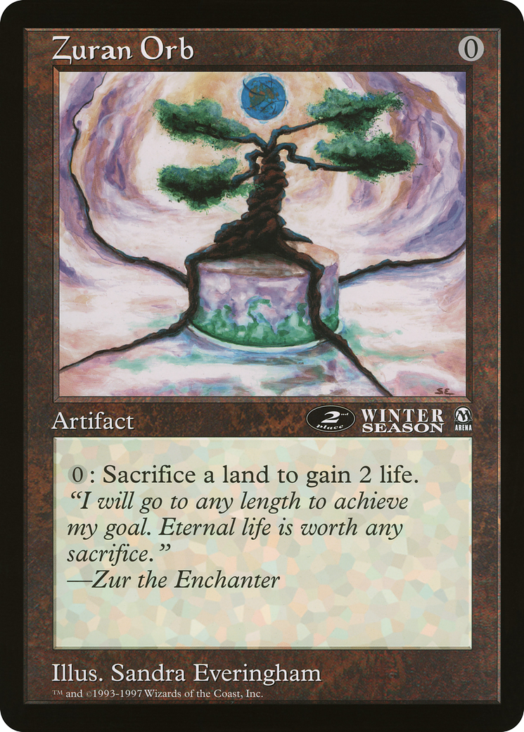 Zuran Orb (OLEP-028) - Oversized League Prizes - Premium MTG Single from Wizards of the Coast - Just $0! Shop now at Game Crave Tournament Store