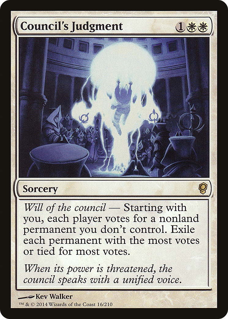 Council's Judgment (CNS-016) - Conspiracy - Premium MTG Single from Wizards of the Coast - Just $0.17! Shop now at Game Crave Tournament Store