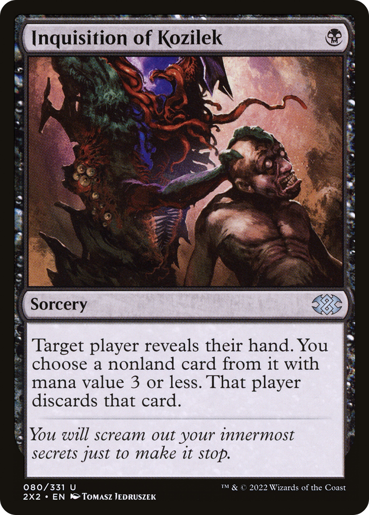 Inquisition of Kozilek (2X2-080) - Double Masters 2022 - Premium MTG Single from Wizards of the Coast - Just $0.10! Shop now at Game Crave Tournament Store