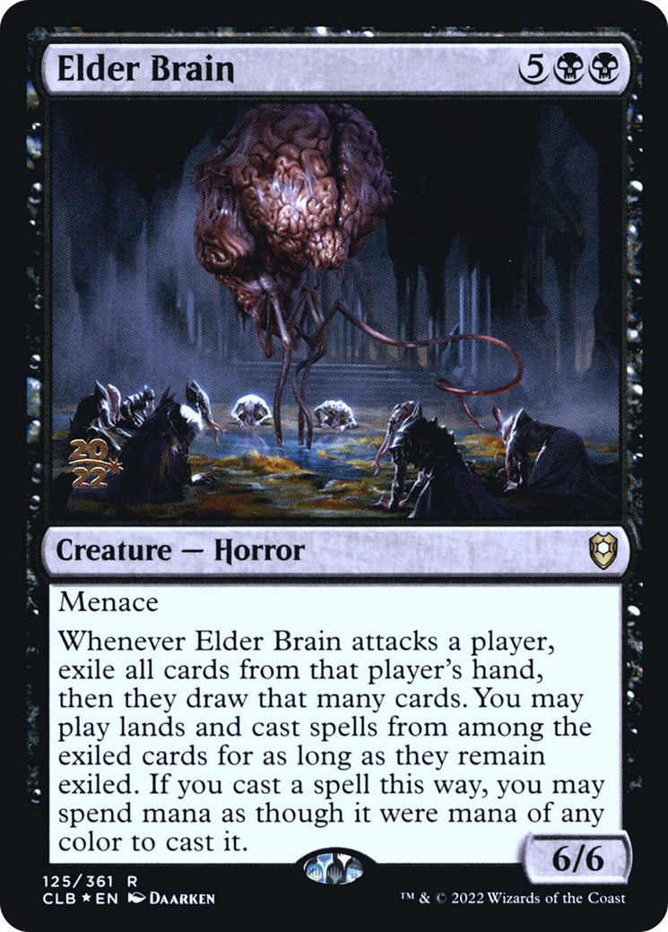 Elder Brain (PCLB-125S) - Battle for Baldur's Gate Promos Foil - Premium MTG Single from Wizards of the Coast - Just $0.24! Shop now at Game Crave Tournament Store