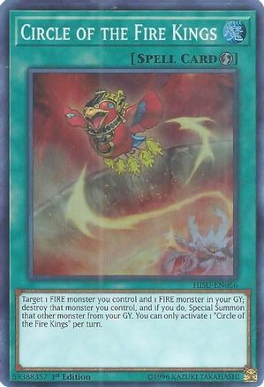Circle of the Fire Kings (HISU-EN056) - Hidden Summoners 1st Edition - Premium Yugioh Single from Konami - Just $0.31! Shop now at Game Crave Tournament Store