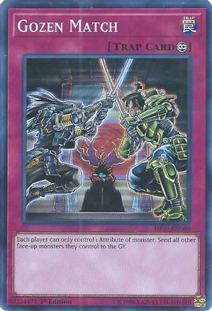 Gozen Match (HISU-EN060) - Hidden Summoners 1st Edition - Premium Yugioh Single from Konami - Just $0.08! Shop now at Game Crave Tournament Store