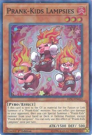 Prank-Kids Lampsies (HISU-EN015) - Hidden Summoners 1st Edition - Premium Yugioh Single from Konami - Just $0.31! Shop now at Game Crave Tournament Store