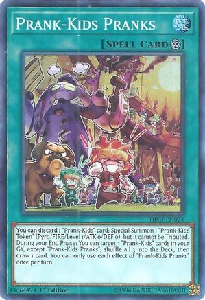 Prank-Kids Pranks (HISU-EN024) - Hidden Summoners 1st Edition - Premium Yugioh Single from Konami - Just $0.48! Shop now at Game Crave Tournament Store