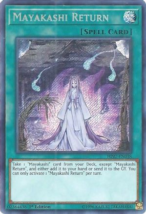 Mayakashi Return (HISU-EN038) - Hidden Summoners 1st Edition - Premium Yugioh Single from Konami - Just $0.57! Shop now at Game Crave Tournament Store