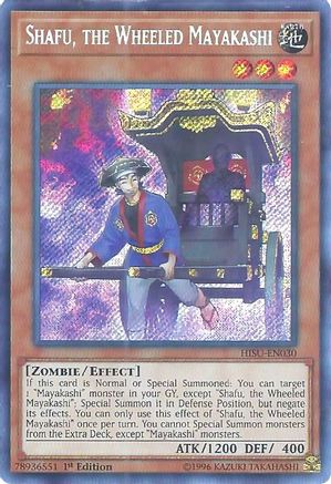 Shafu, the Wheeled Mayakashi (HISU-EN030) - Hidden Summoners 1st Edition - Premium Yugioh Single from Konami - Just $0.30! Shop now at Game Crave Tournament Store