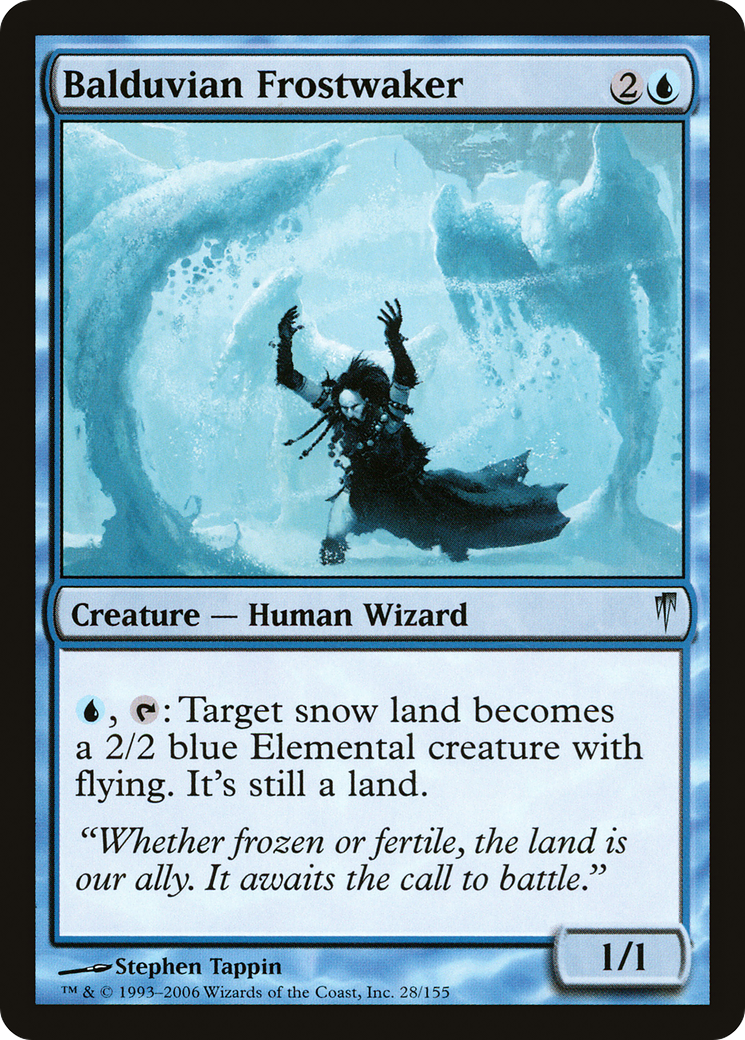 Balduvian Frostwaker (CSP-028) - Coldsnap - Premium MTG Single from Wizards of the Coast - Just $0.08! Shop now at Game Crave Tournament Store