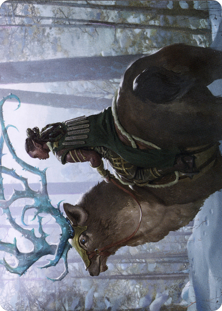Boreal Outrider // Boreal Outrider (AKHM-042) - Kaldheim Art Series (Borderless) - Premium MTG Single from Wizards of the Coast - Just $0! Shop now at Game Crave Tournament Store