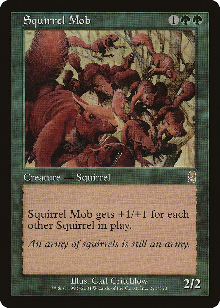 Squirrel Mob (ODY-273) - Odyssey Foil - Premium MTG Single from Wizards of the Coast - Just $7.68! Shop now at Game Crave Tournament Store