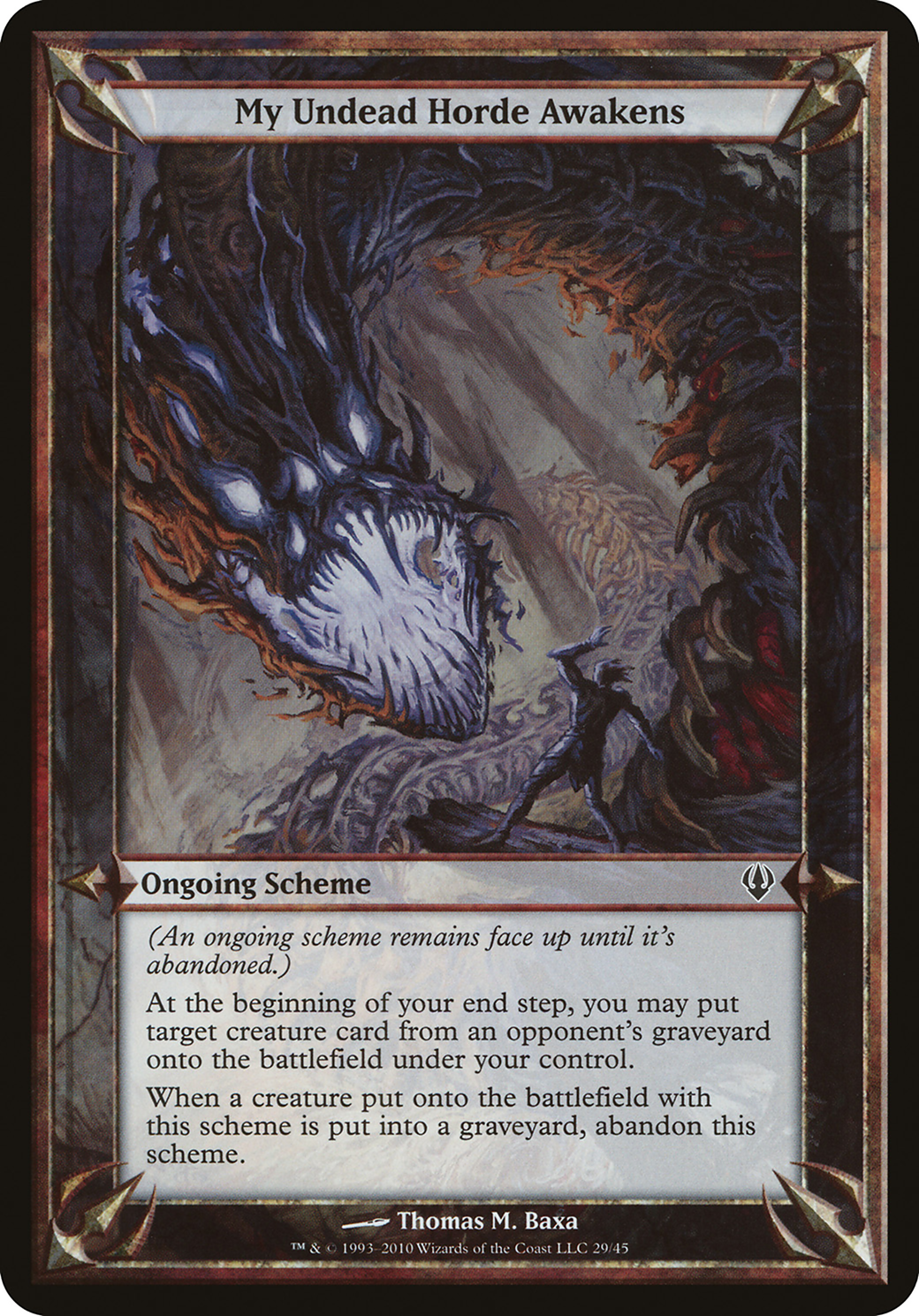 My Undead Horde Awakens (OARC-29★) - Archenemy Schemes - Premium MTG Single from Wizards of the Coast - Just $13.90! Shop now at Game Crave Tournament Store
