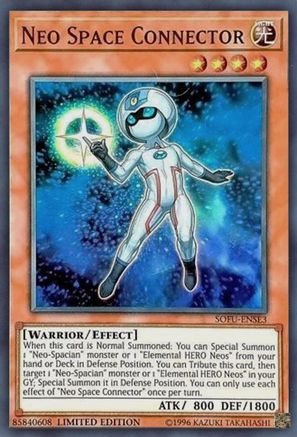 Neo Space Connector (SOFU-ENSE3) - Soul Fusion Limited - Premium Yugioh Single from Konami - Just $0.49! Shop now at Game Crave Tournament Store