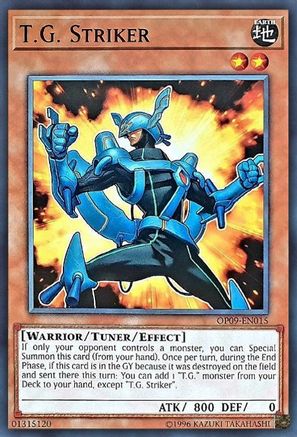 T.G. Striker (OP09-EN015) - OTS Tournament Pack 9 Unlimited - Premium Yugioh Single from Konami - Just $0.74! Shop now at Game Crave Tournament Store