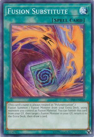 Fusion Substitute (OP09-EN022) - OTS Tournament Pack 9 Unlimited - Premium Yugioh Single from Konami - Just $0.25! Shop now at Game Crave Tournament Store