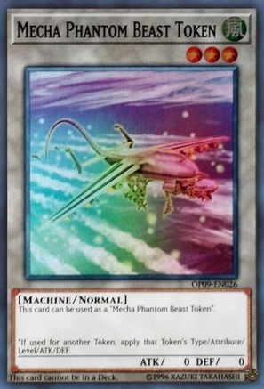 Token: Mecha Phantom Beast (A) - "Dracossack" (OP09-EN026) - OTS Tournament Pack 9 Unlimited - Premium Yugioh Single from Konami - Just $10.73! Shop now at Game Crave Tournament Store