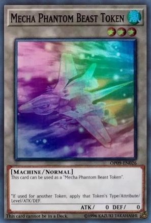 Token: Mecha Phantom Beast (C) - "Megaraptor" (OP09-EN026) - OTS Tournament Pack 9 Unlimited - Premium Yugioh Single from Konami - Just $2.82! Shop now at Game Crave Tournament Store