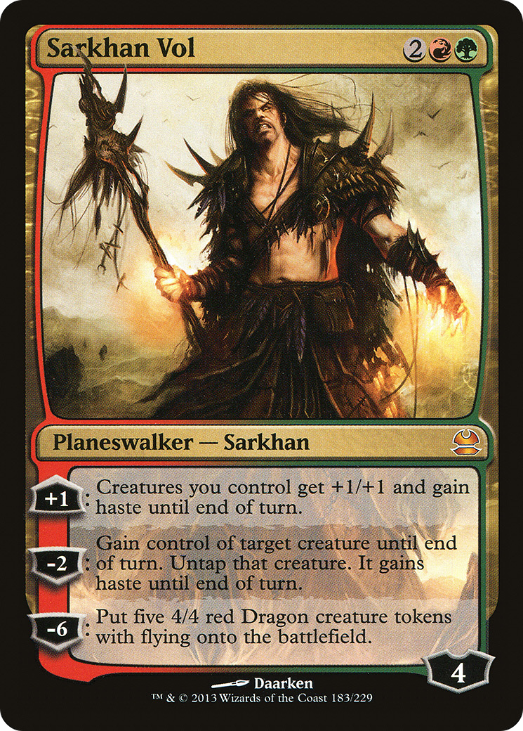 Sarkhan Vol (MMA-183) - Modern Masters - Premium MTG Single from Wizards of the Coast - Just $0.95! Shop now at Game Crave Tournament Store