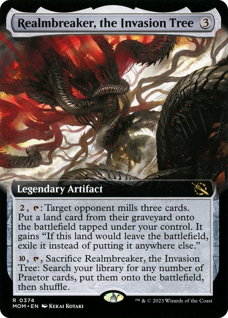 Realmbreaker, the Invasion Tree (MOM-374) - March of the Machine: (Extended Art) - Premium MTG Single from Wizards of the Coast - Just $0.32! Shop now at Game Crave Tournament Store