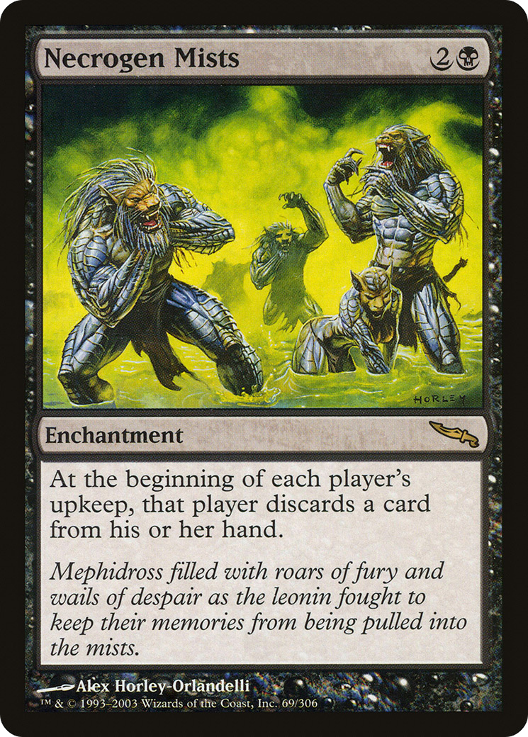 Necrogen Mists (MRD-069) - Mirrodin Foil - Premium MTG Single from Wizards of the Coast - Just $13.17! Shop now at Game Crave Tournament Store