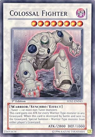 Colossal Fighter (5DS1-EN043) - 5D's 2008 Starter Deck Unlimited - Premium Yugioh Single from Konami - Just $0.18! Shop now at Game Crave Tournament Store