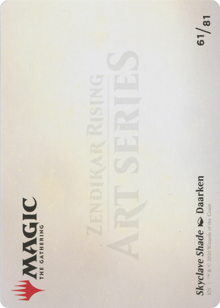 Skyclave Shade // Skyclave Shade (AZNR-061) - Zendikar Rising Art Series (Borderless) - Premium MTG Single from Wizards of the Coast - Just $0! Shop now at Game Crave Tournament Store