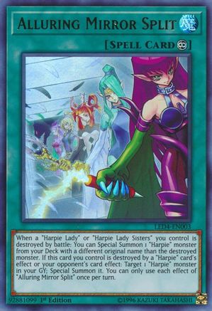 Alluring Mirror Split (LED4-EN003) - Legendary Duelists: Sisters of the Rose 1st Edition - Premium Yugioh Single from Konami - Just $2.10! Shop now at Game Crave Tournament Store