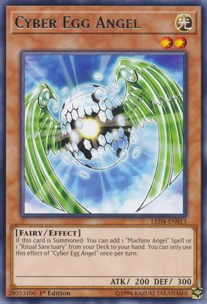 Cyber Egg Angel (LED4-EN013) - Legendary Duelists: Sisters of the Rose 1st Edition - Premium Yugioh Single from Konami - Just $0.08! Shop now at Game Crave Tournament Store