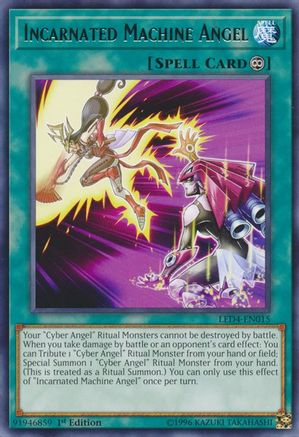 Incarnated Machine Angel (LED4-EN015) - Legendary Duelists: Sisters of the Rose 1st Edition - Premium Yugioh Single from Konami - Just $0.25! Shop now at Game Crave Tournament Store